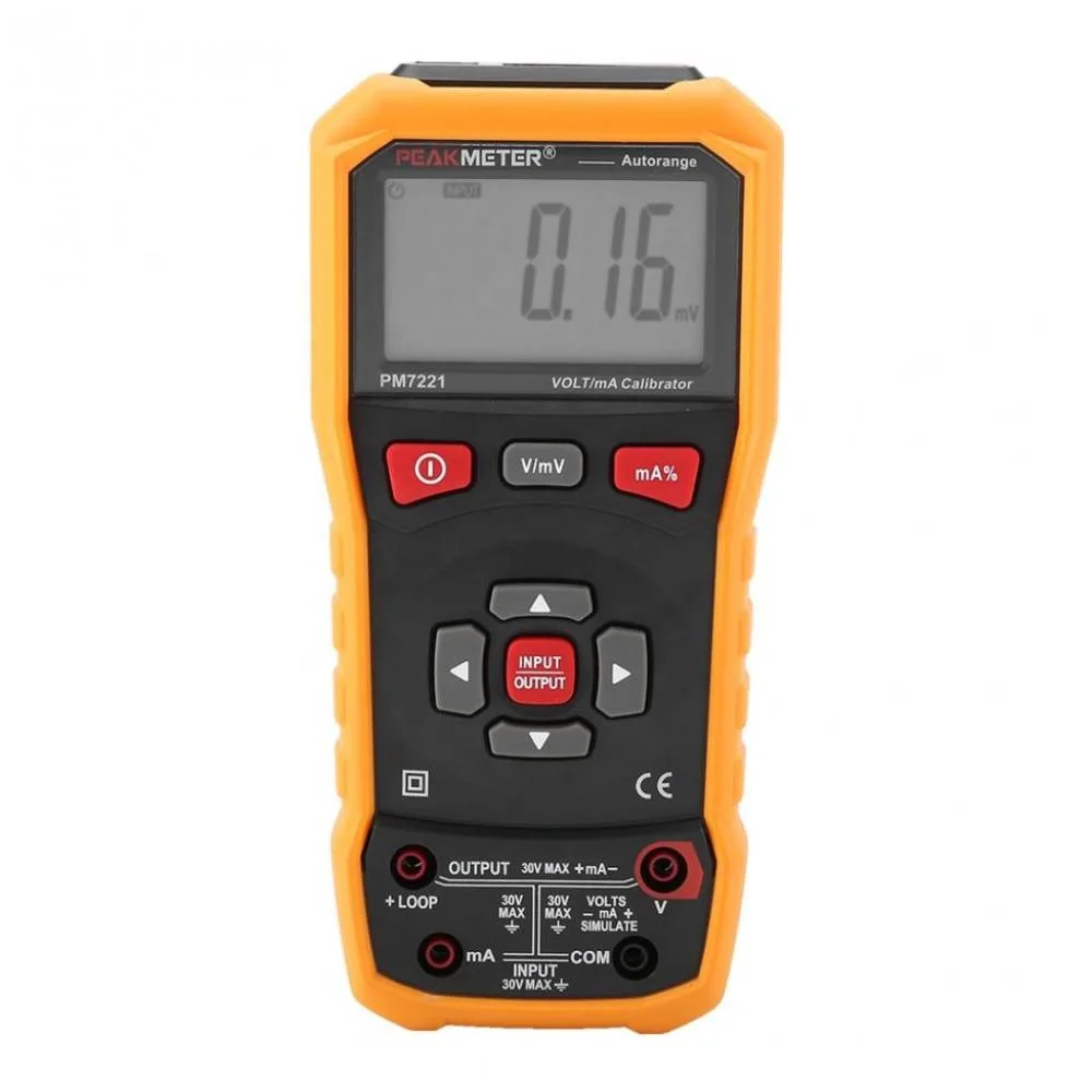 

4-20mA Digital Voltage/mA Loop Calibrator Process Calibrator Multimeter MS7221