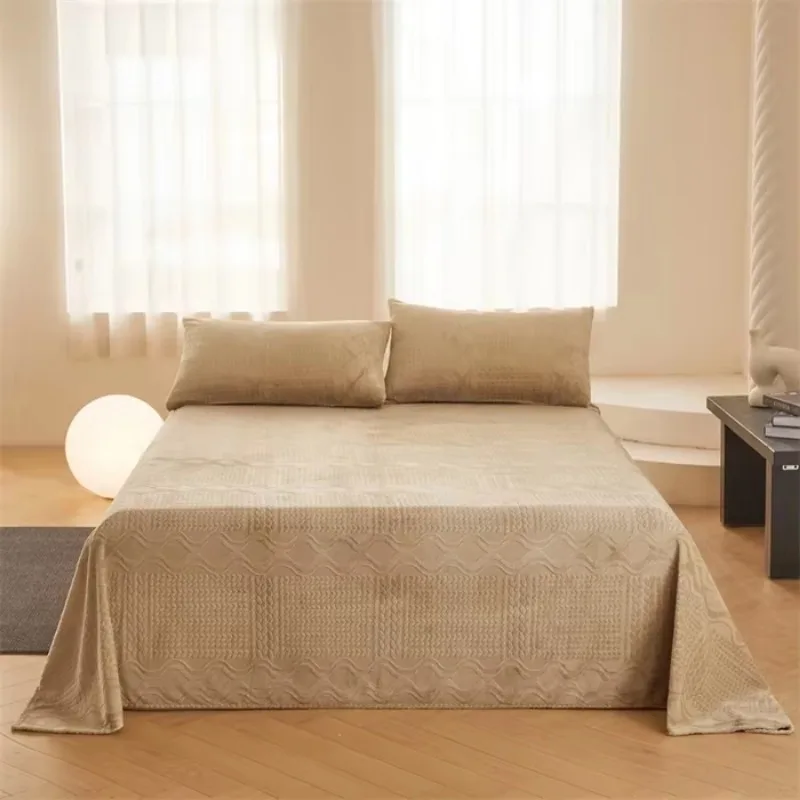 2024 новый резной молочный флис класса А комплект простыней для матери и ребенка