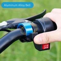 bicycle bell aluminum alloy high decibel cycling safety warning student invisible horn folding mtb bike tool parts accessories