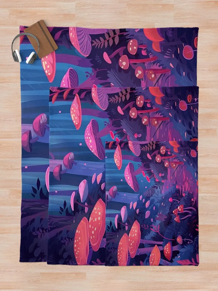 Dark Fantasy Cottagecore — очаровательный грибной лес от NoarusRainbowLand 2024 дизайнерские одеяла