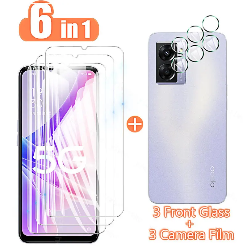 Tempered Glass for Oppo A57 Screen Protectors Camera Lens for Oppo A53 A53s A554 A54s A57s A57e A58 4G 5G Camera Glas Case Cover