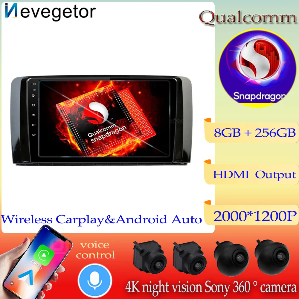 

Car Multimedia Player Qualcomm For Mercedes Benz R Class W251 R280 R300 R320 R350 R63 2005-2017 Android Radio GPS Autoradio