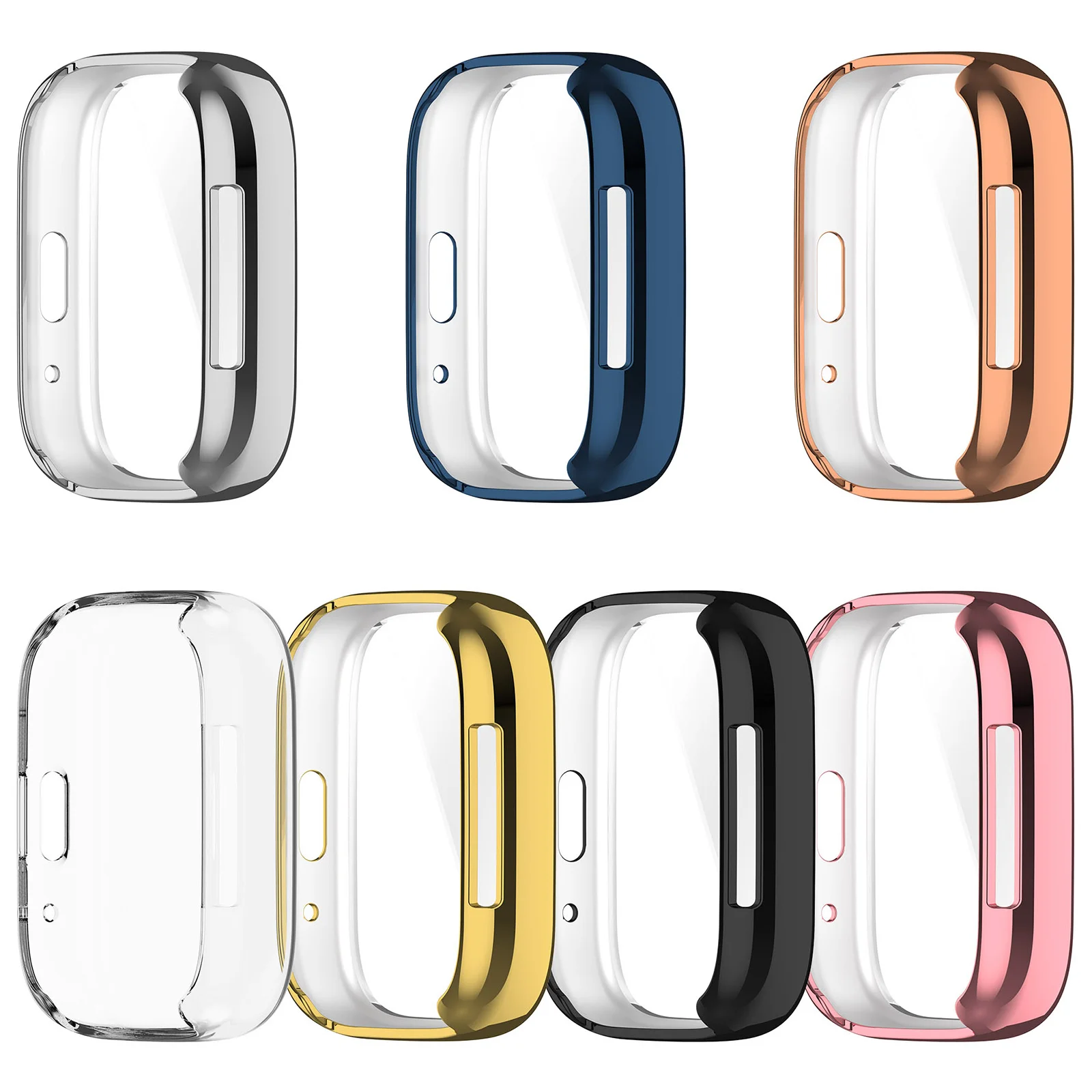 Защитный чехол из мягкого силикона и ТПУ для смарт-часов Redmi Watch 3 Active (art.: 3920c2acfa0fe) - 3920c2acfa0fe