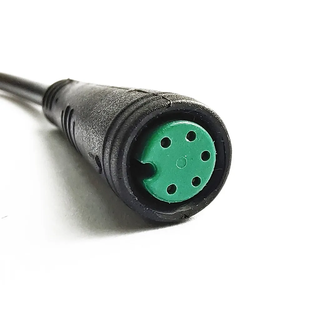 

Electric Bike Programming Cable 2M (6-pin Black Plug) 50CM (5-pin Green Plug) BBS01 BBSHD Black For Bafang 8Fun