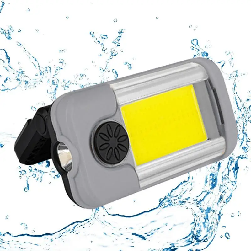 

LED Work Light Rechargeable Waterproof Flashlight Magnetic COBs Light 1500mAh USB Rechargeable Light For Running Hiking