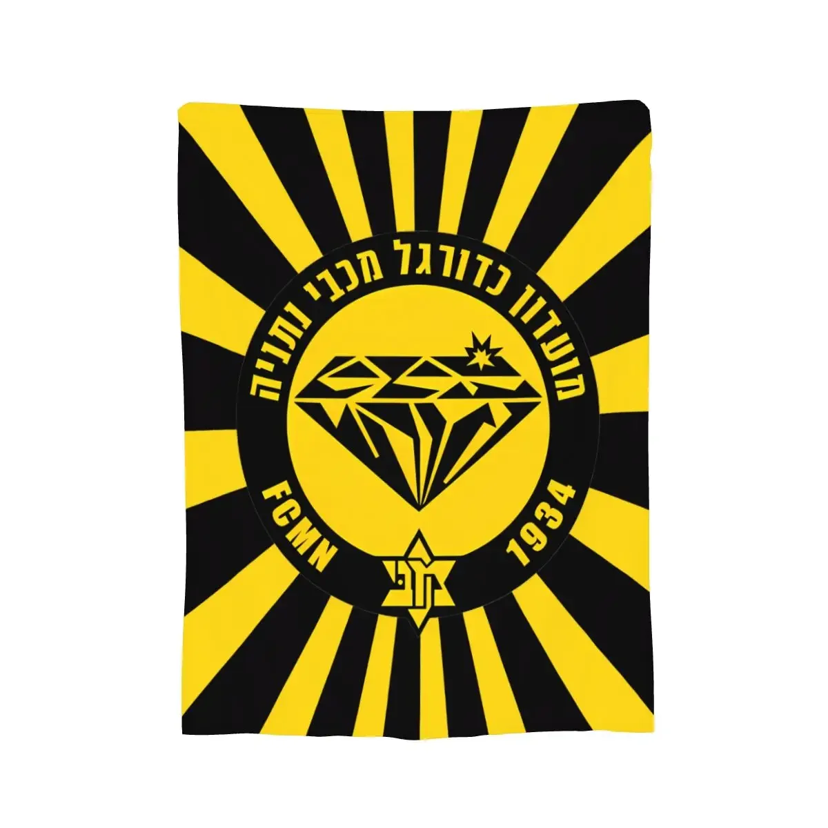 Maccabi Netanya фланелевое одеяло теплое для кровати путешествий кемпинга гостиной