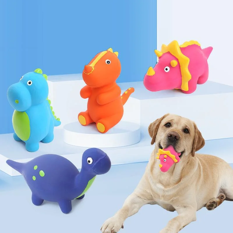 Latex Interactive Squeak Funny Cute Dog Toy Multiple Fun Pla