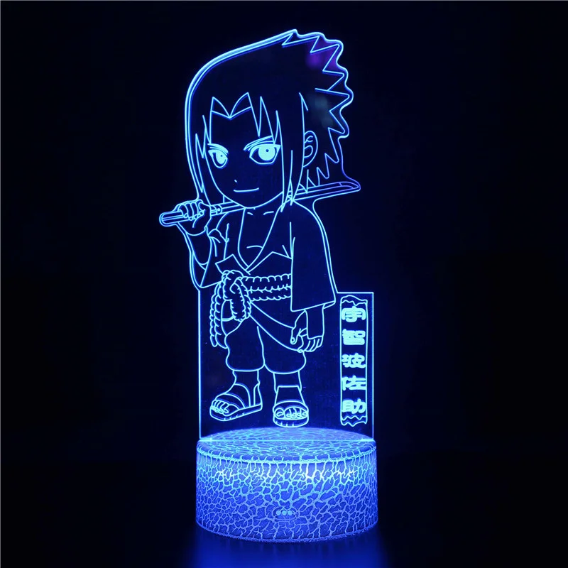 

Наруто Узумаки Gaara Shippuden 7/16 цветной Аниме Узумаки 3d светодиодный ночник для детской спальни