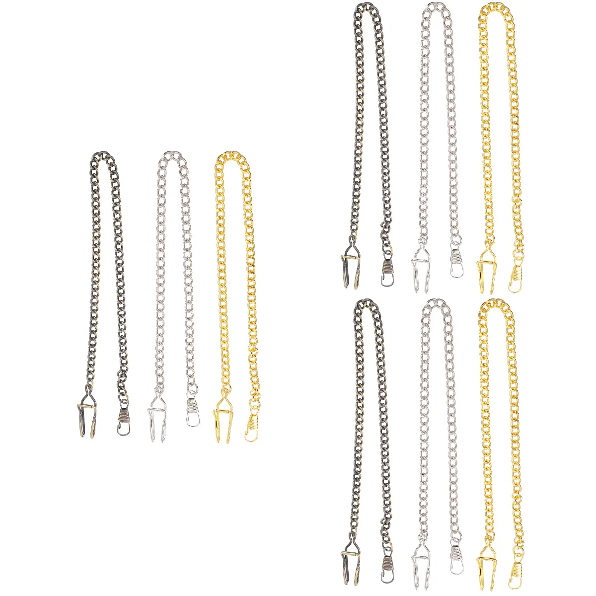 

9 шт. винтажные карманные часы, цепочки для изготовления ожерелья, металлические винтажные подвесные жилеты «сделай сам»