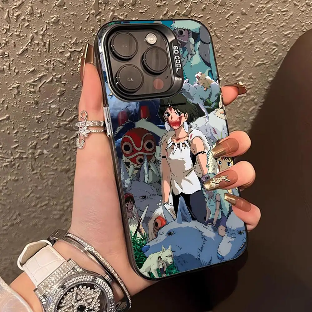 Чехол для мобильного телефона M-Mononoke для iPhone 16, 15, 14, 13, 12, 11 X XR XS 8 7 Pro Max Plus, цветной полупрозрачный чехол для мобильных телефонов Smart Cover (art.: 3920ccdca0ffb) - 3920ccdca0ffb