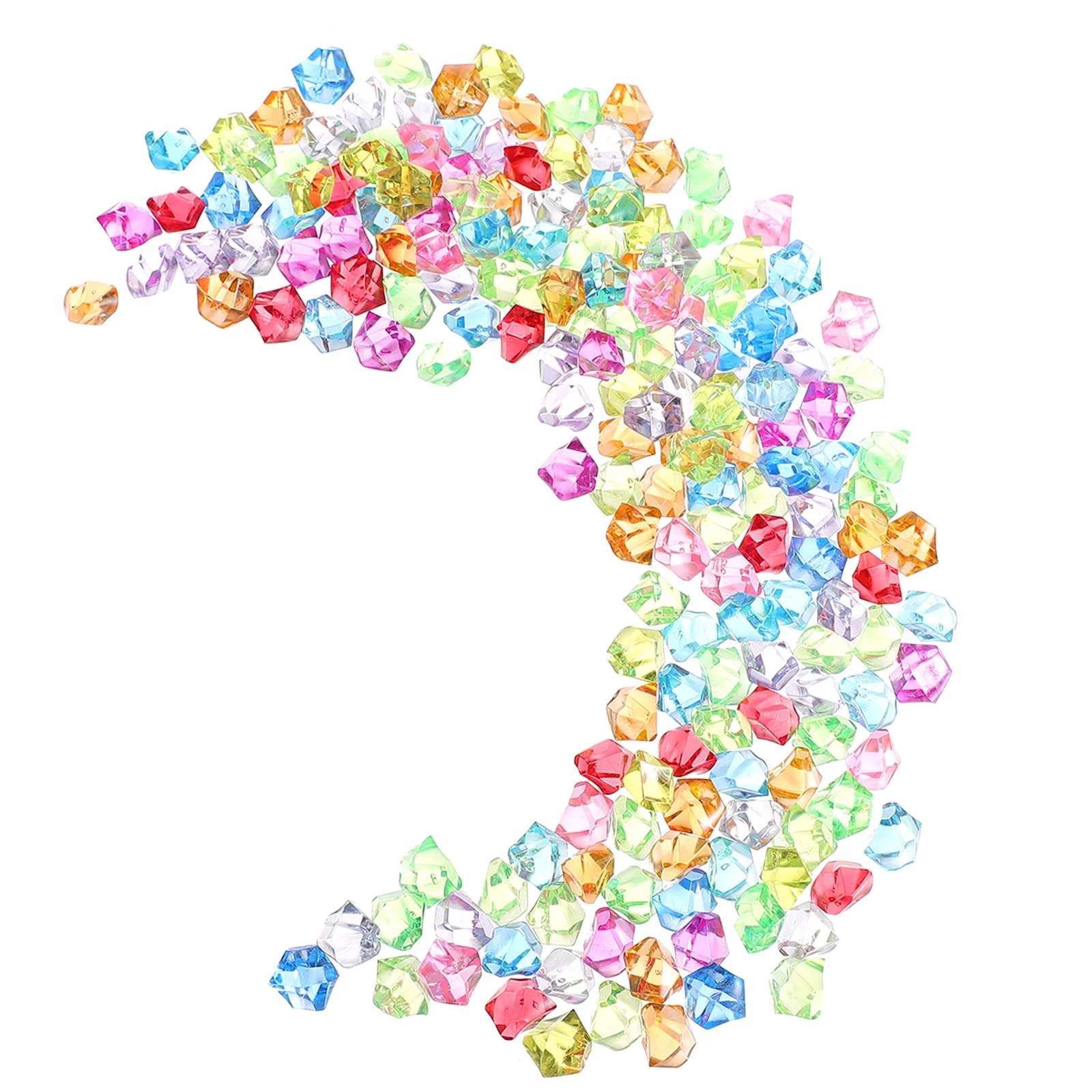 Кристалл акрил сломанный ребенок красочный игровой камень пластиковый аквариум