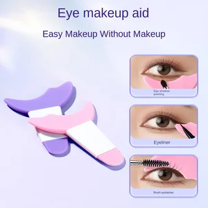 Imported 2023 Silicone Eyeliner Stencils Wing Tips Marscara Drawing Lipstick Wearing Aid Face Cream Mask Appl