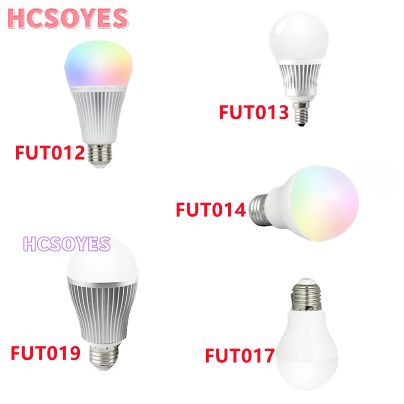 MIBOXER FUT012 E27 9W RGB+CCT/FUT013 5W /FUT014 6W/FUT017 6W/FUT019 9W LED Bulb 16 million smartphone APP control Spotlight