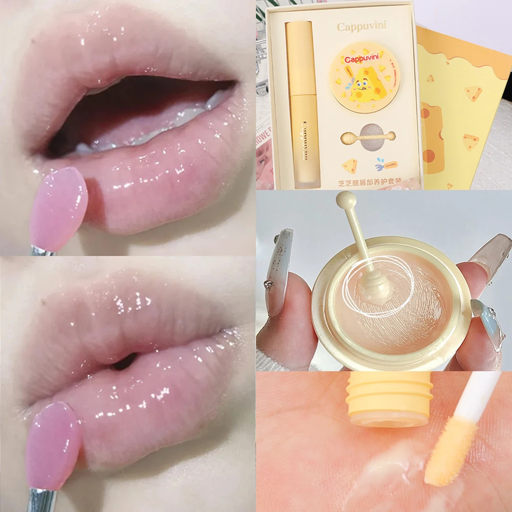 Стойкий увлажняющий бальзам для губ питает губы уменьшает линию анти-сушка