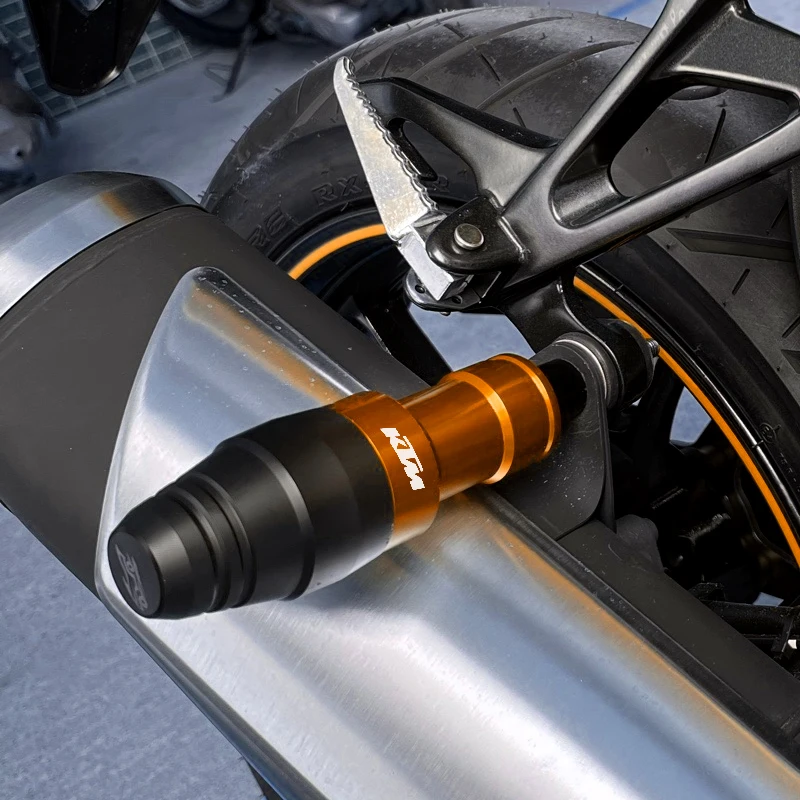 Для KTM Duke390 Dude125 250 Duke 390 125 RC RC390 аксессуары для защиты от ударов выхлопной трубы