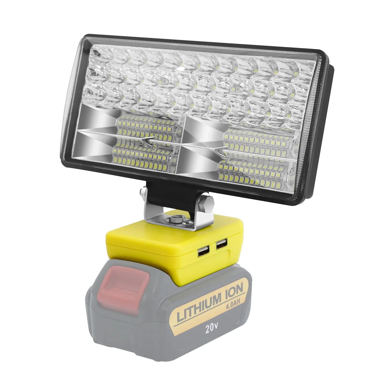 

35W LED Work Light for Dewalt 14.4V-18V Li-ion Battery Rechargeable Outdoor Portable Emergency Flashlight