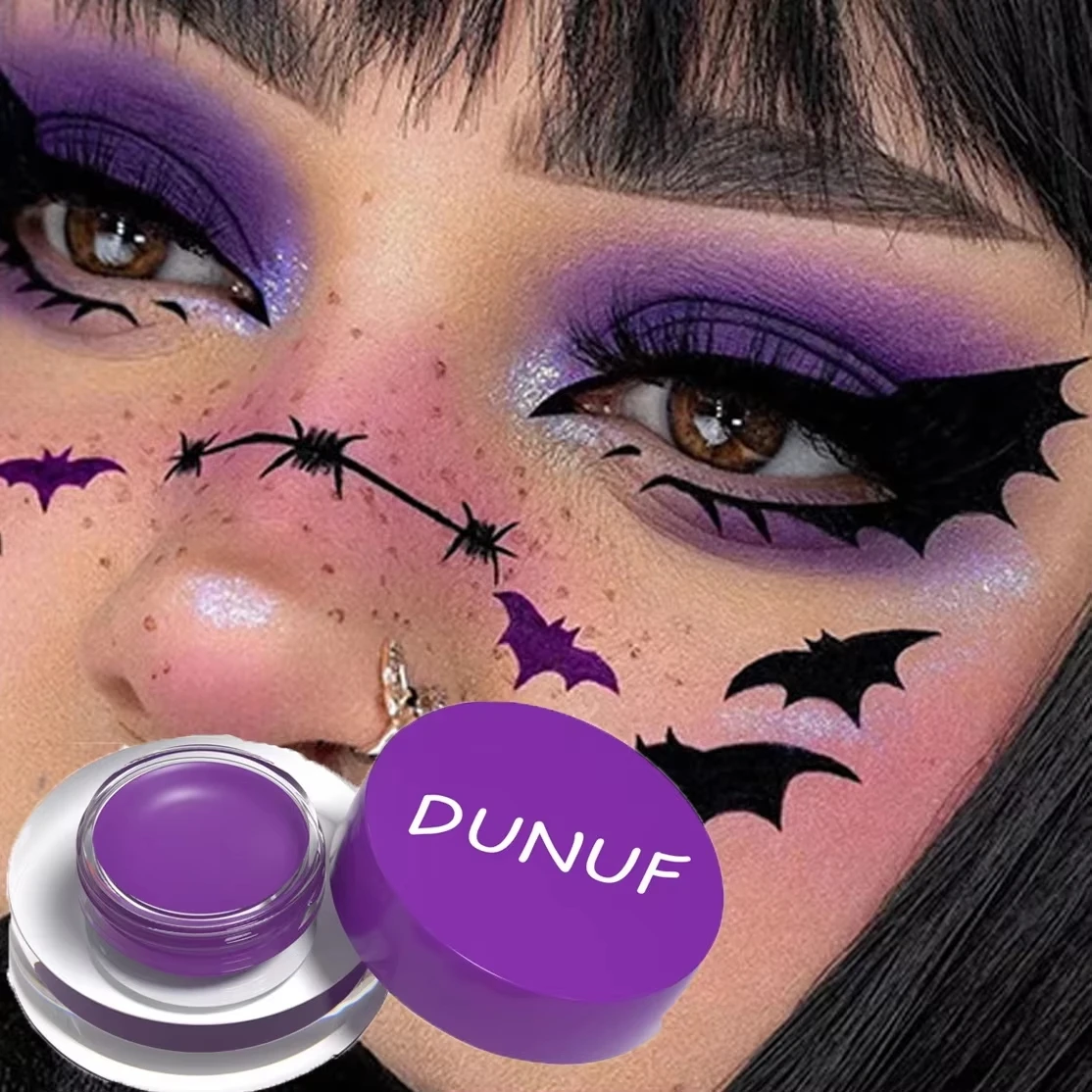 DUNUF 12 цветов водостойкие матовые тени для век подводка глаз крем-краска бровей