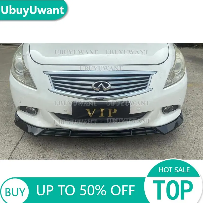 

3 шт., передний спойлер из полипропилена для Infiniti g37 2009-2013