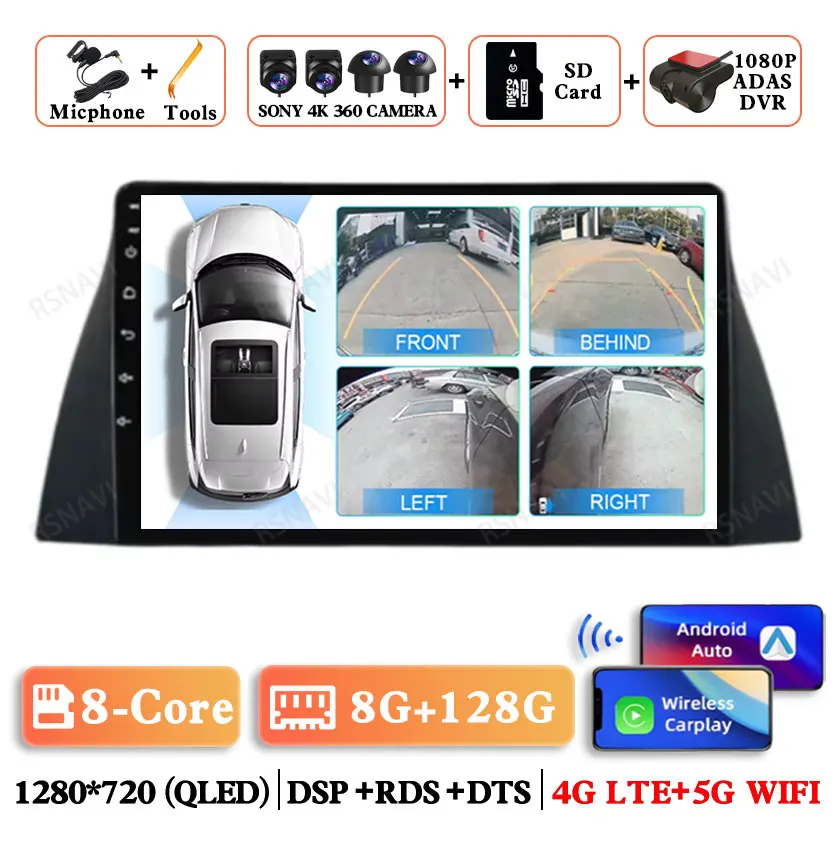 

Android 14 для Chery Tiggo T11 2005-2013 2DIN Мультимедийный проигрыватель Viedo Автомобильный радиоприемник GPS NAVI Gation Беспроводной Carplay Auto DSP BT