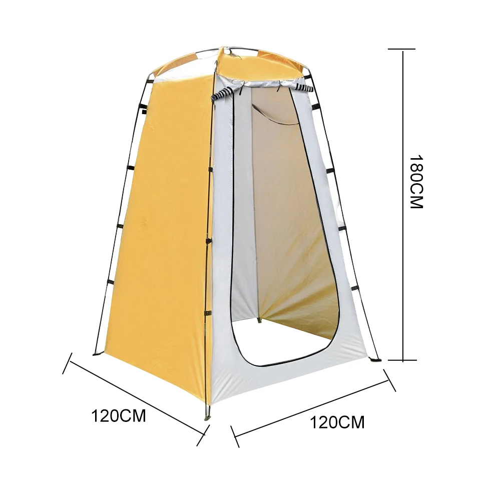 Portable Outdoor Tent Privacy Camping Shower Toilet Changing Room Waterproof UV Protection Beach Folding Bathing Pop Up Tent images - 6