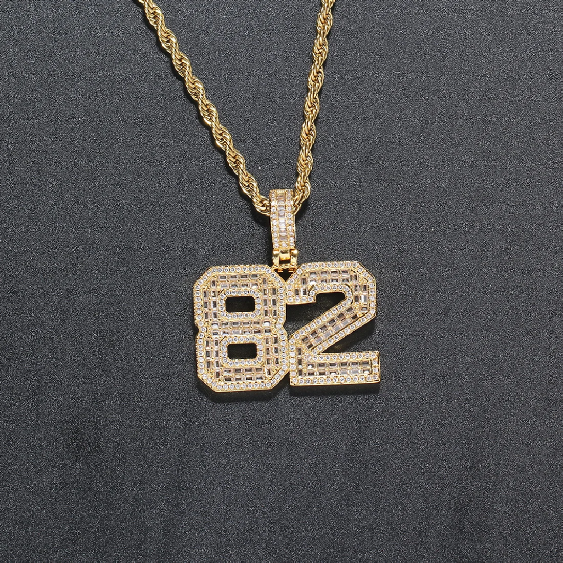 

Мужские подвески с фианитами в стиле хип-хоп, CP16