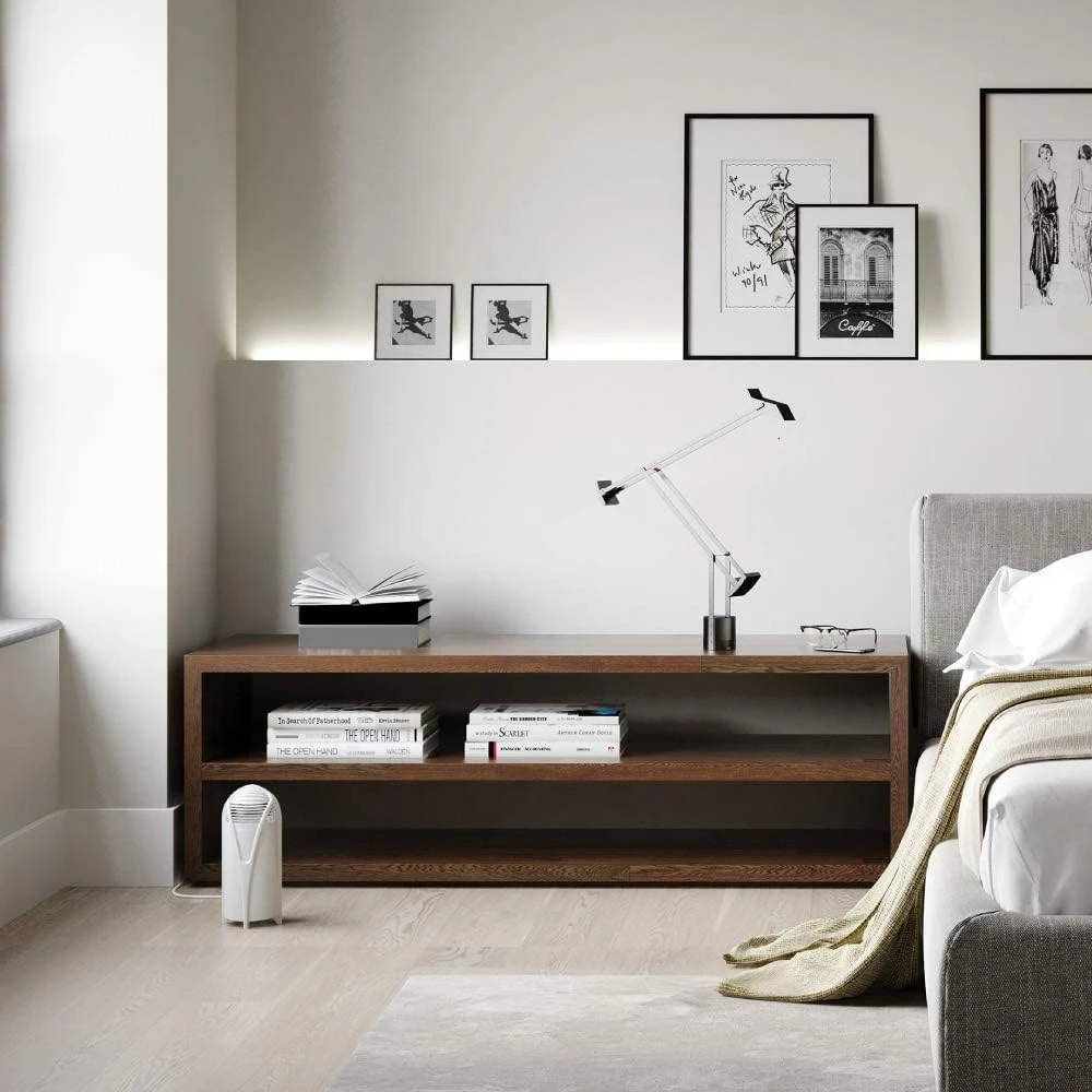 

T800 Filterless Silent Air Purifier for Home I Requires No Filter, Fan, or Humidifier, Covers 180 sq ft - White