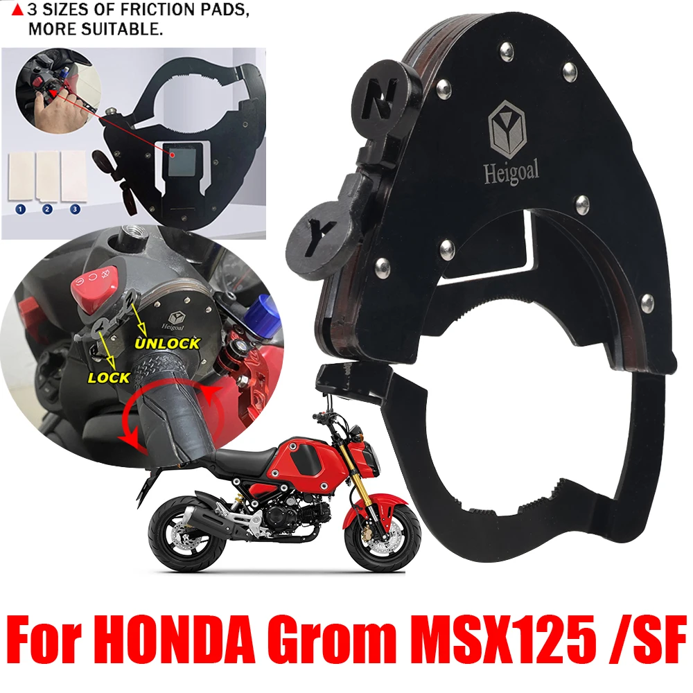 

For HONDA Grom MSX125 MSX125SF MSX 125 SF 125SF Motorcycle Accessories Cruise Control Handlebar Throttle Lock Assist Bike Parts