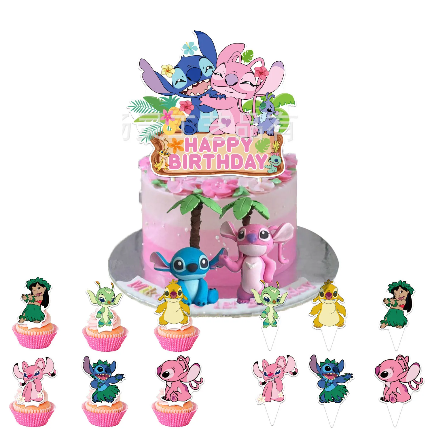 Топпер для торта в стиле милых аниме украшение дня рождения детские подарки