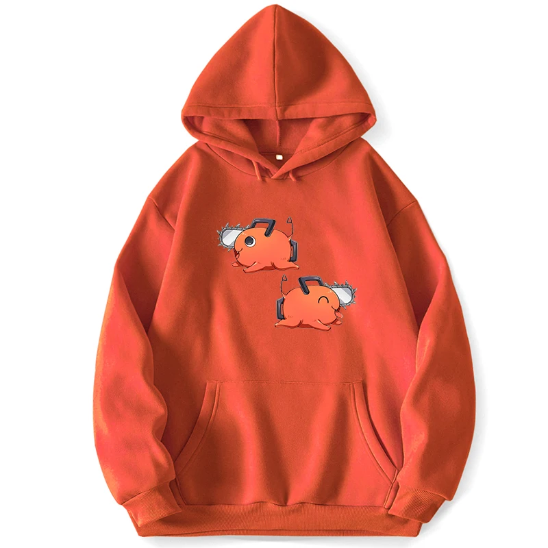 

Pochita Chainsaw Man Hooded Sweatshirts Men Pullover Jumper Hoodies Hoodie Trapstar Pocket Spring Autumn Korean Style Sweatshirt
