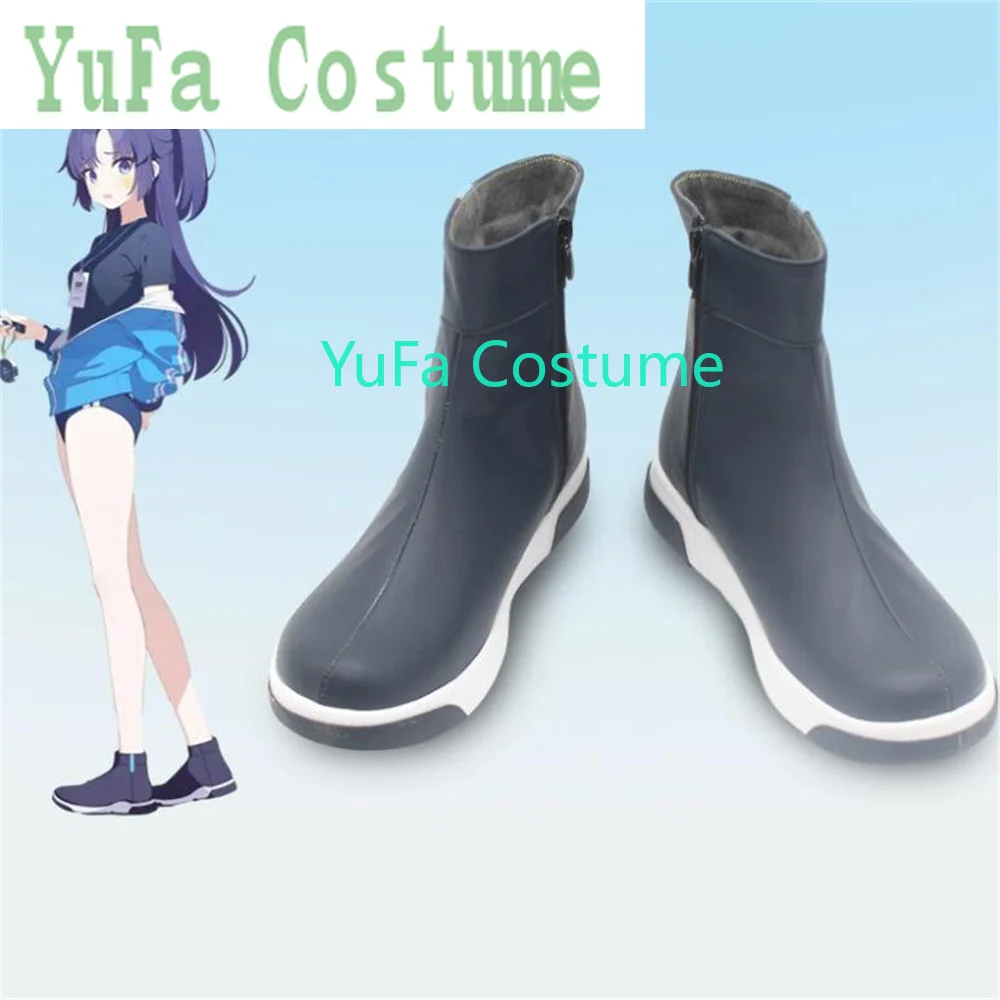 Hayase Yuka Blue Archive Обувь для косплея Сапоги Игра Аниме Вечеринка Хэллоуин Рождество