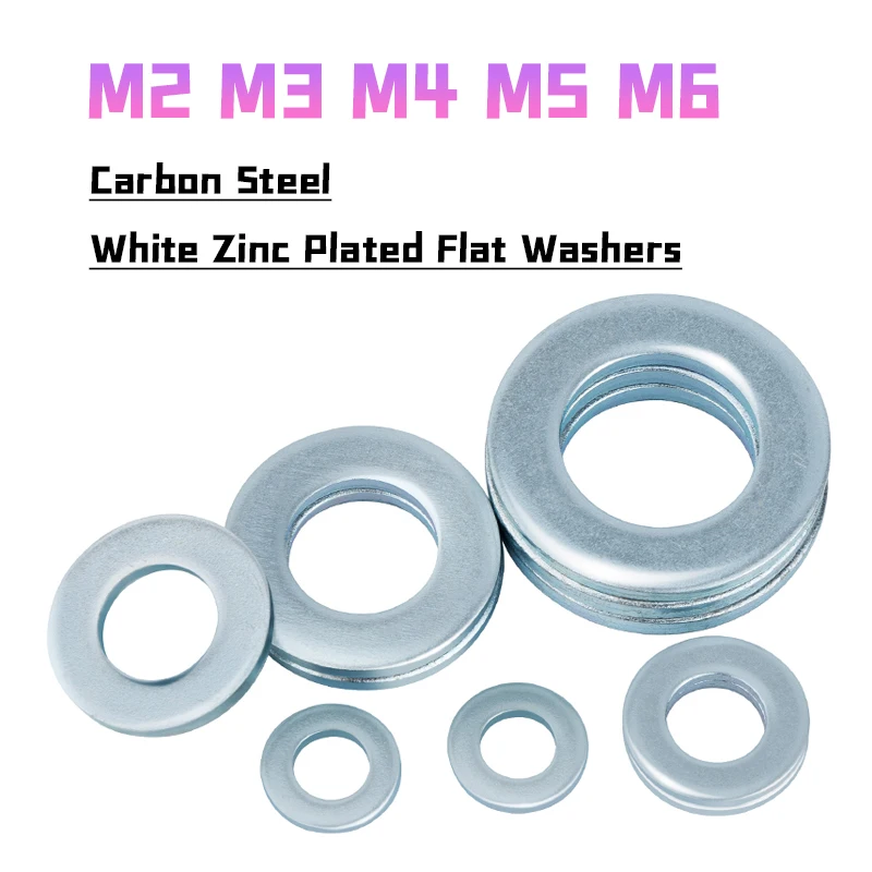 

Оцинкованные плоские шайбы M2 M3 M4 M5 M6