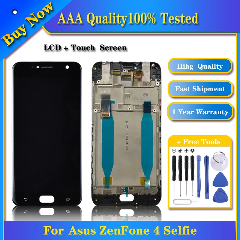 

100% Tested OEM LCD Screen for Asus Zenfone 4 Selfie ZD553KL X00LD Digitizer Full Assembly with Frame