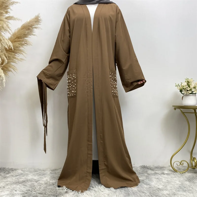 

Весенняя мусульманская абайя женский кафтан химар цзилбаб молитвенный халат ИД Мубарак Рамадан платье исламское кимоно модные Абайи