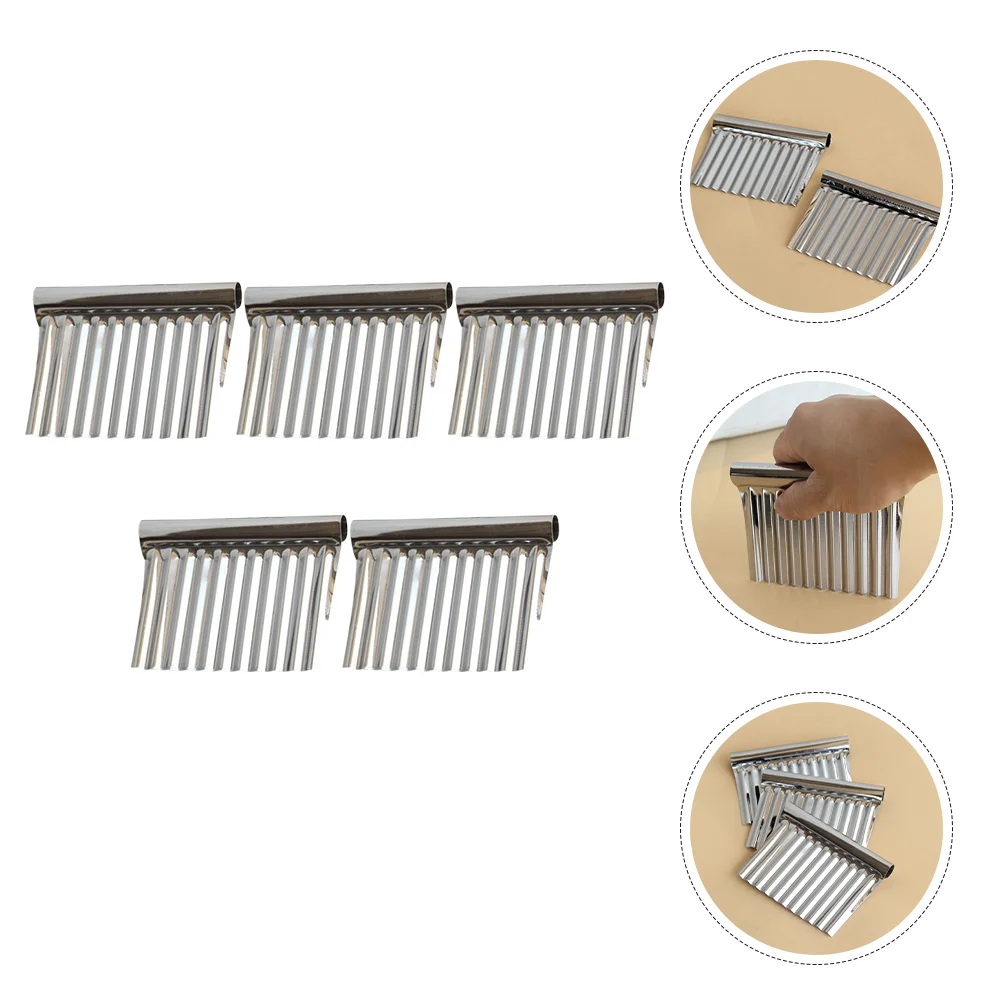 

5Pcs Potato Crinkle Cut Crinkle Potato for Fruit and Vegetable Kitchen Gadgets