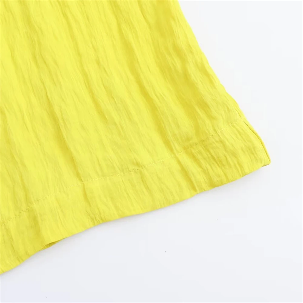 Брюки женские летние универсальные с эластичным поясом и эффектом морщин