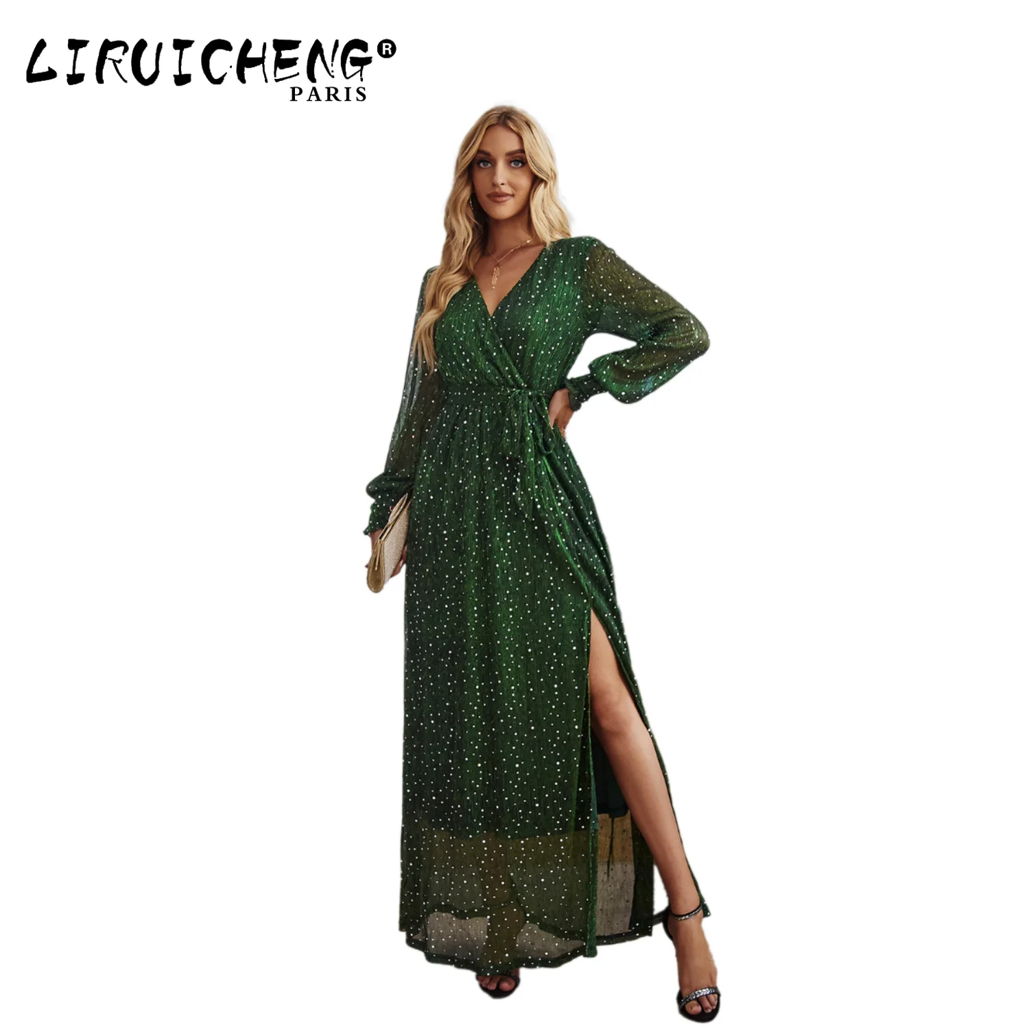 

2023 Women's Wear Fashion Clothing Mid Length Light Dress High Class Party Dress