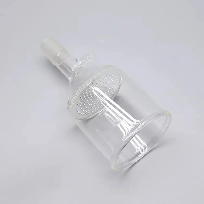 

1PCS 35ml/60ml/100ml/150ml/250ml/500ml/1000ml Glass 24# Suction Filter Funnel with Glass Hole Filter Plate Science Lab Tools