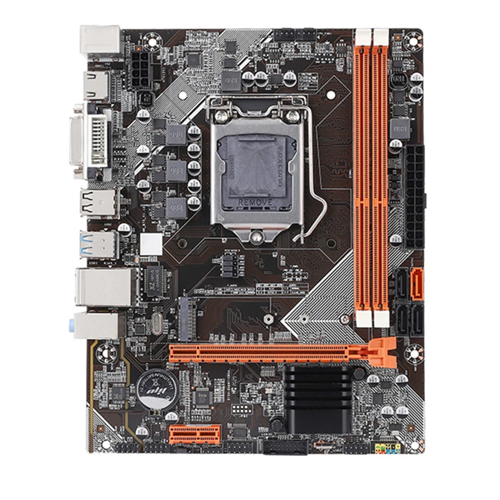 Материнская плата B75 M.2 NVNE интерфейс LGA 1155 Pin Desktop G1620 4G 120G двухканальная