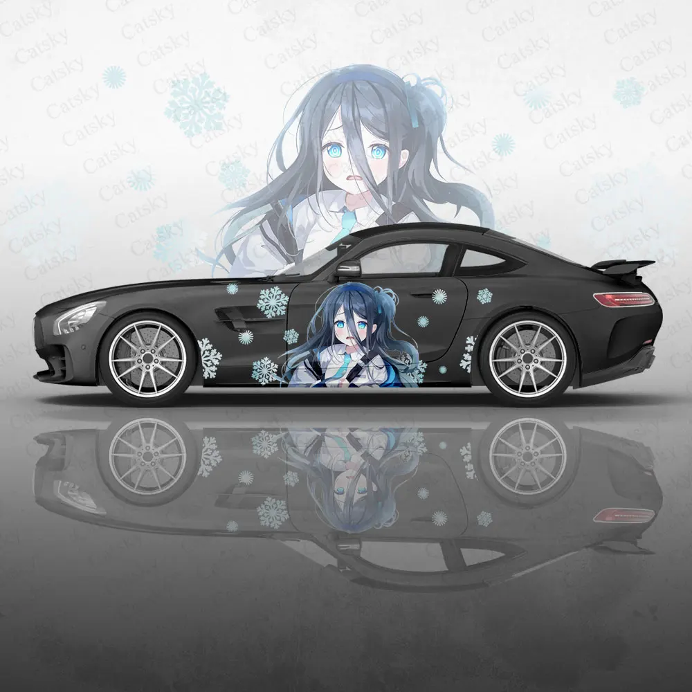 Синий архив аниме наклейка на кузов автомобиля Виниловая иташа боковая