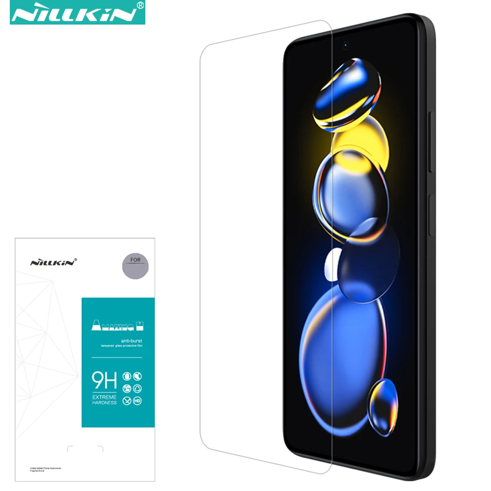 

Nillkin for Xiaomi Poco X4 GT / Redmi Note 11T Pro + 5G, 9H 0.33mm Tempered Glass Screen Protectors Explosion-Proof Film