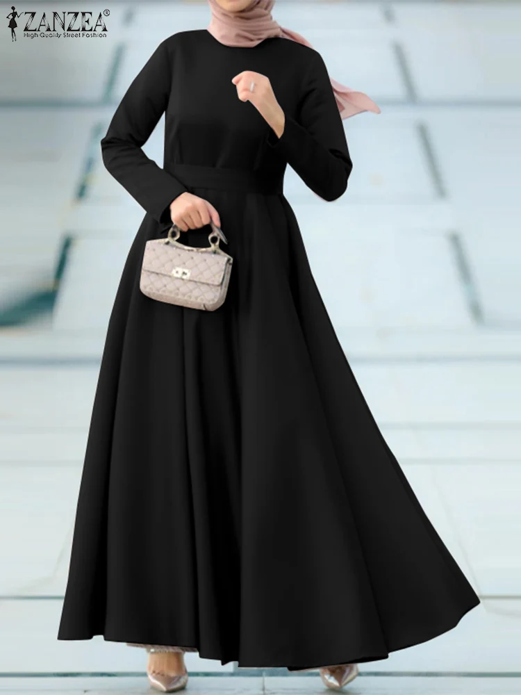 Сарафан женский с длинным рукавом однотонный платье изображением индейки весна |