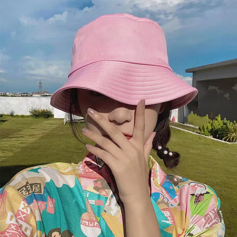 

S5 New Unisex Summer Bucket Hat Women Outdoor Sunscreen Fishing Hunting Cap Fashion Luxury Brand Sun Hat Beach Fisherman Hat
