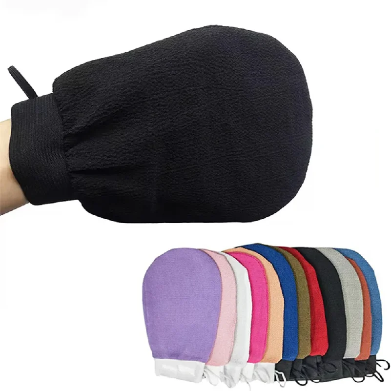 Фото 1 шт. Двусторонняя отшелушивающая перчатка-мочалка Magic Peeling Glove для удаления загара, скидка на вторую единицу №1