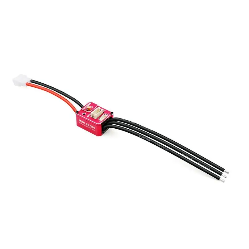 

Rocket RC MINI28 Pro 30A сенсорный бесщеточный ESC 2S Lipo Bec 6V/7,4 V регулятор скорости для Rc 1/24 1/28