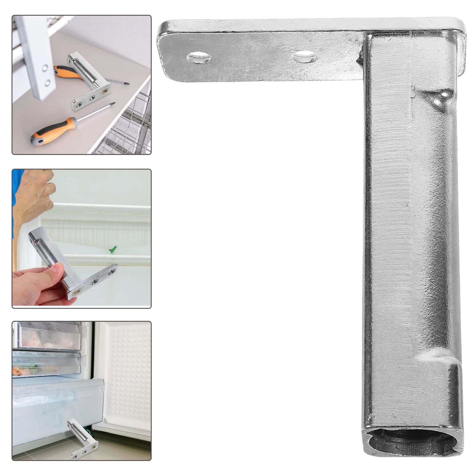 

Repairing Refrigerator Hinge Freezer Door Ice Bin Replaceable Household Fridge Stainless Steel