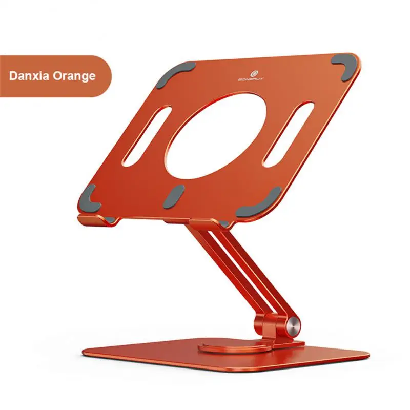 

Turntable Non-slip Silicone Tablet Holder Ergonomic Design Lazy Mount Notebook Stand Phone Accessories Foldable Adjustable Riser