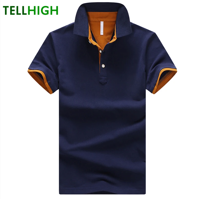 Рубашка-поло мужская быстросохнущая из хлопка с коротким рукавом - купить по