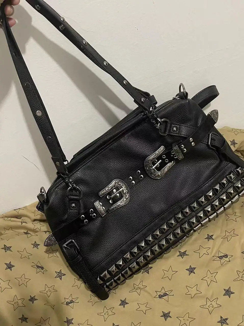 Женская сумка через плечо Spice Girls с резной пряжкой женская большой вместимости