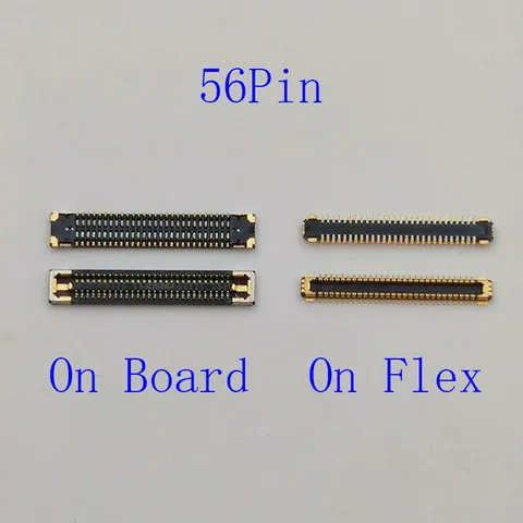 2-10 шт. 56 54-контактный ЖК-экран для Samsung Note20 Ultra/Note 20/S20 Plus/S20U/Fold 2 USB-разъем для зарядки FPC на плате