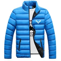 mens trendy fashion jacket autumn and winter casual jacket warm sports jacket fashion slim standing collar zipper jacket 2022